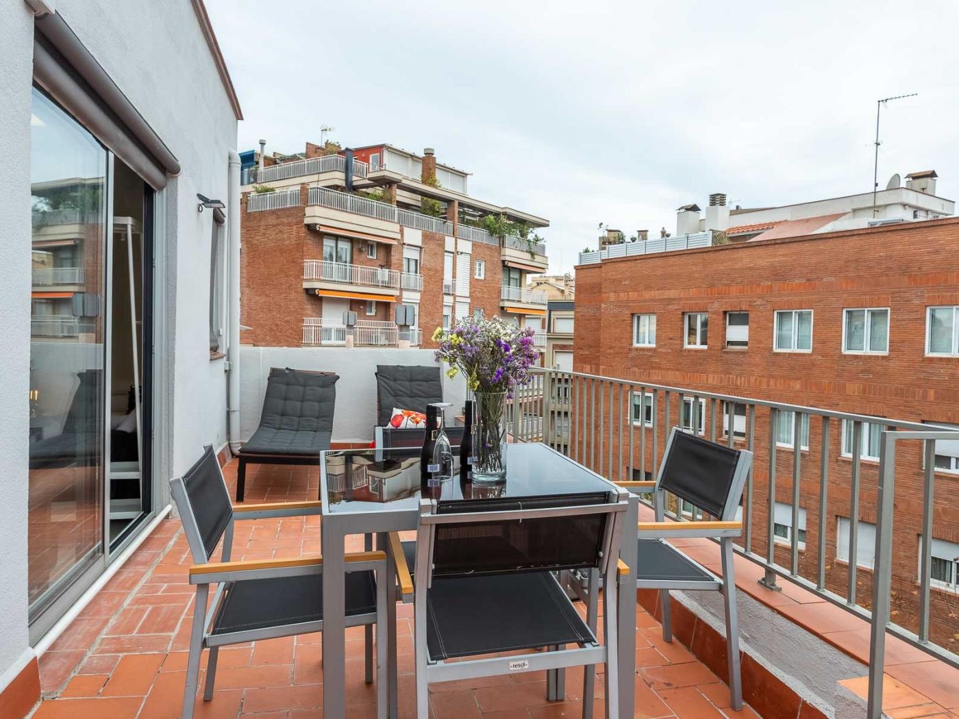 My Space Barcelona Bright just renovated attic apartment with private terraces - My Space Barcelona Apartments