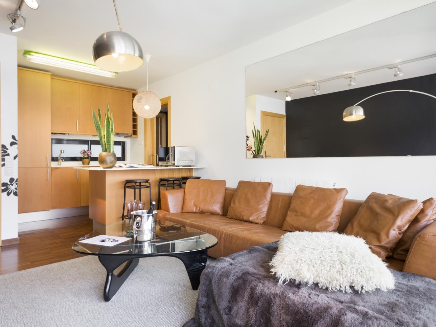 Bright Executive Apartment in Sarrià – Pedralbes for 4 - My Space Barcelona Apartments