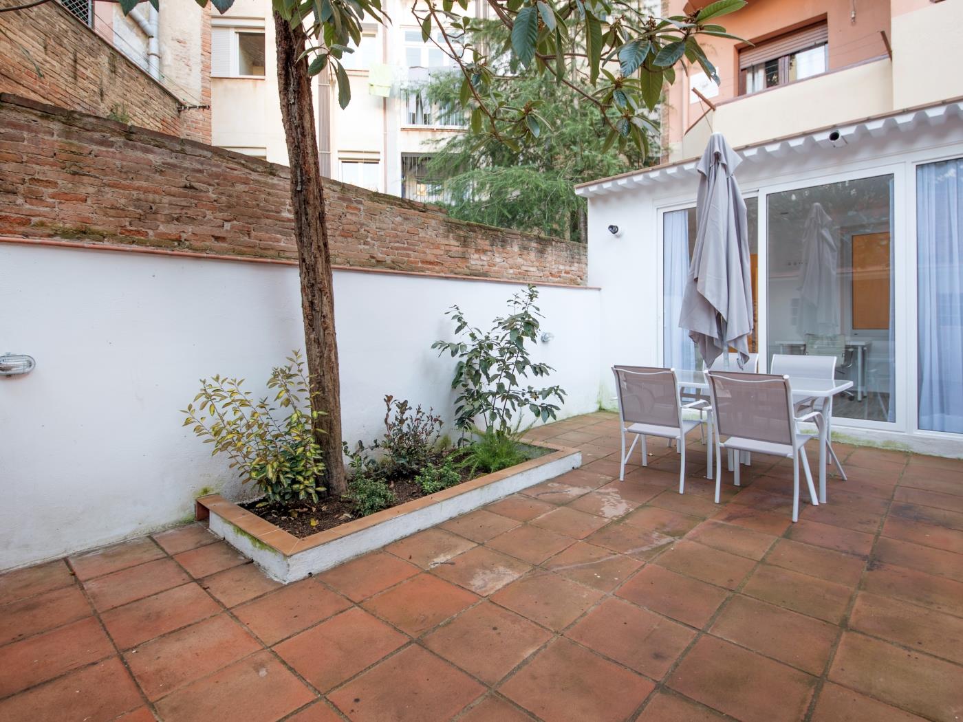 Apartment with private terrace in the neighborhood of Gràcia for monthly rentals - My Space Barcelona Apartments