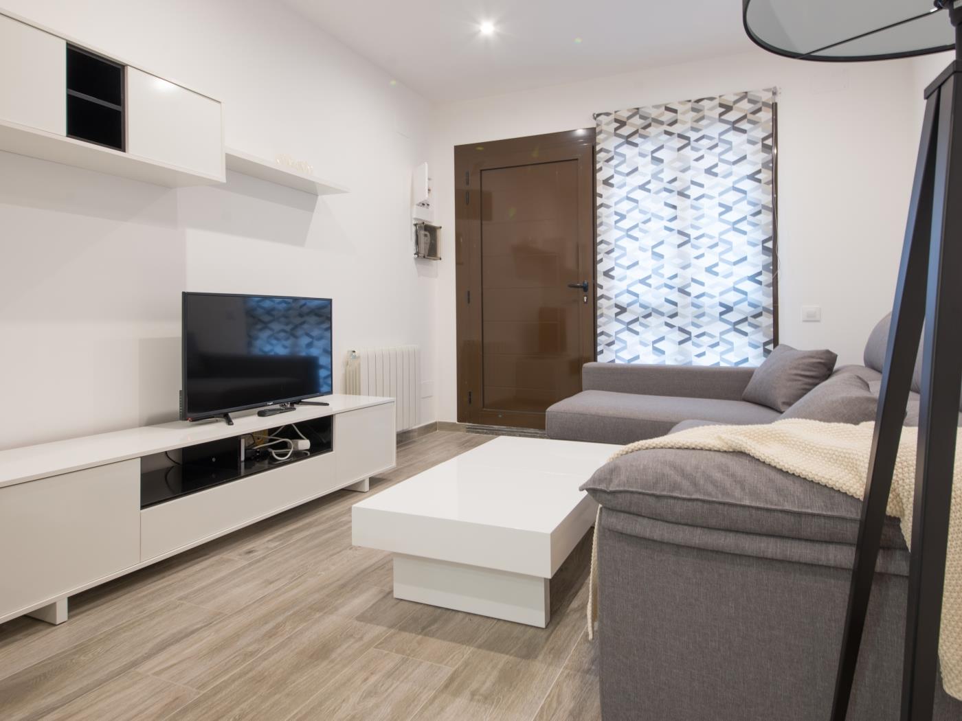 Apartment with private terrace furnished and equipped for monthly rentals - My Space Barcelona Apartments