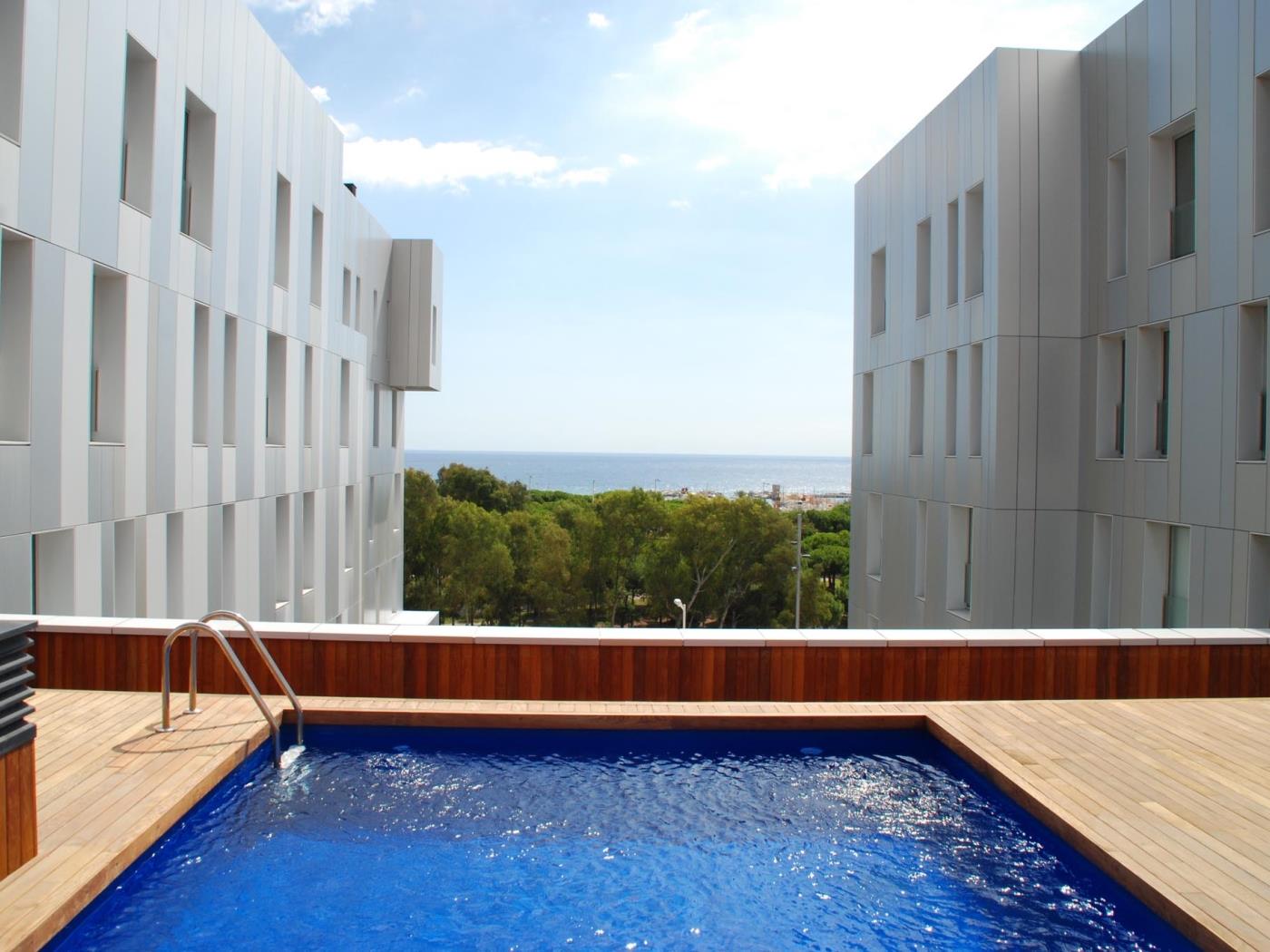 Furnished two-bedroom Apartment with share pool close to Beach - My Space Barcelona Apartments