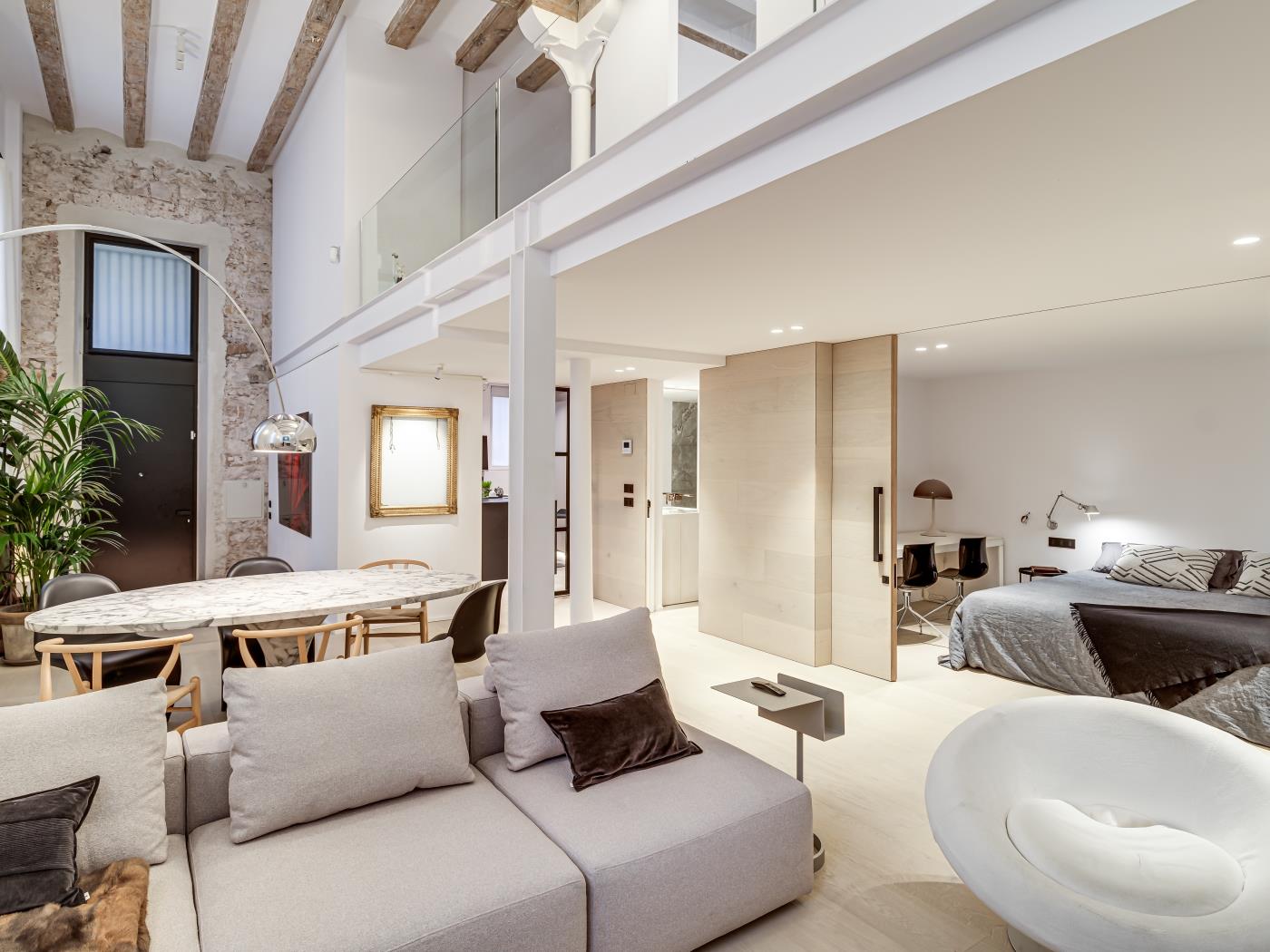 Newly Furnished monthly rental loft in Gràcia district Barcelona - My Space Barcelona Apartments