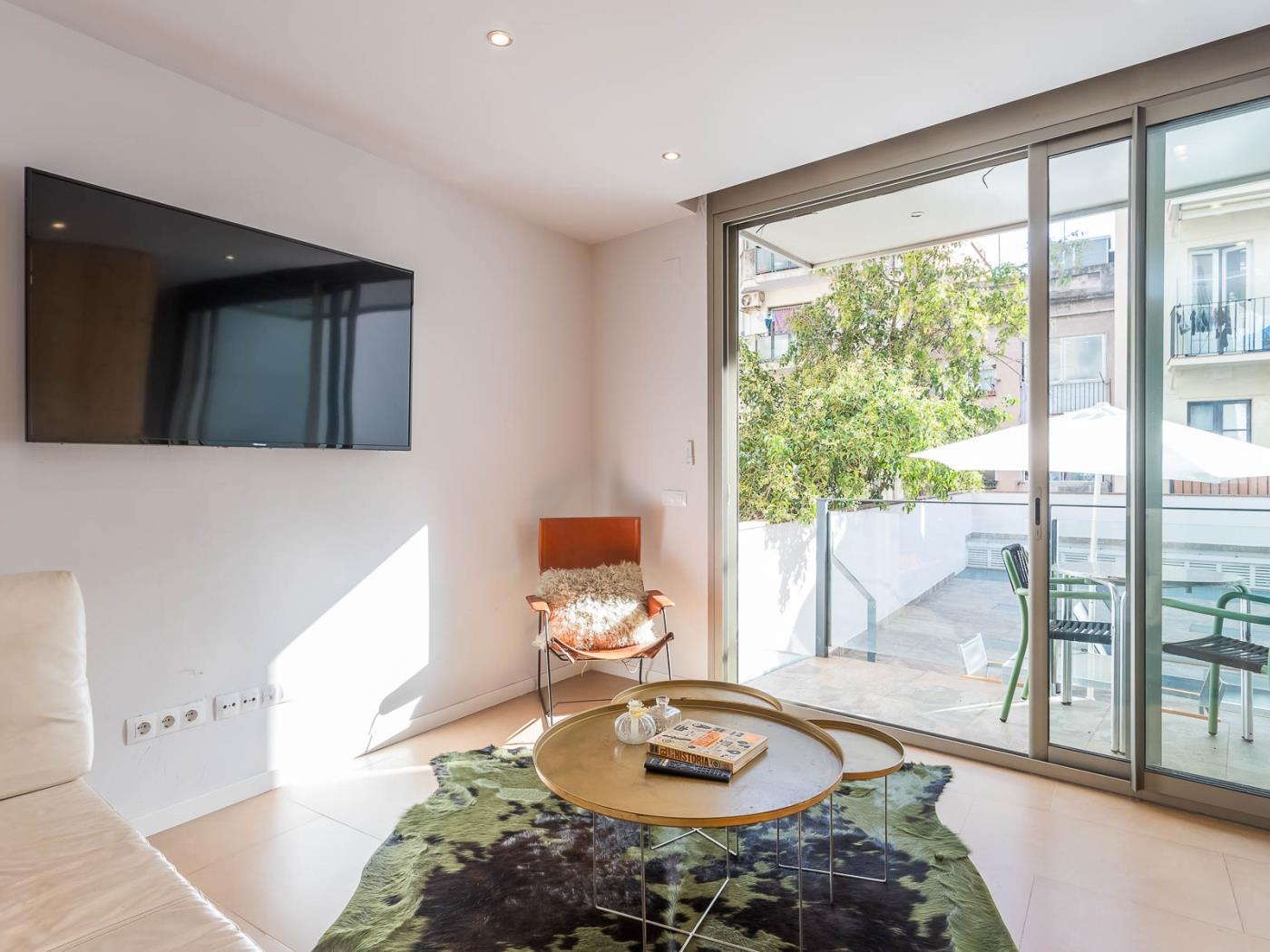 Lovely apartment with big private terrace in Sant Gervasy for monthly rentals - My Space Barcelona Apartments