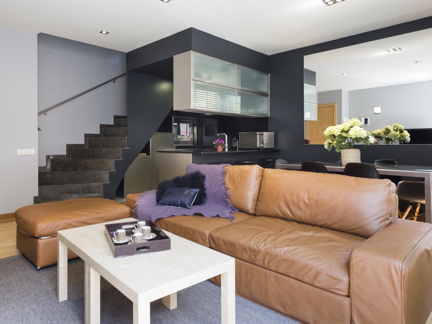 4 apartments with terrace shared pool in the heart of Gràcia for up to 24 pax - My Space Barcelona Apartments